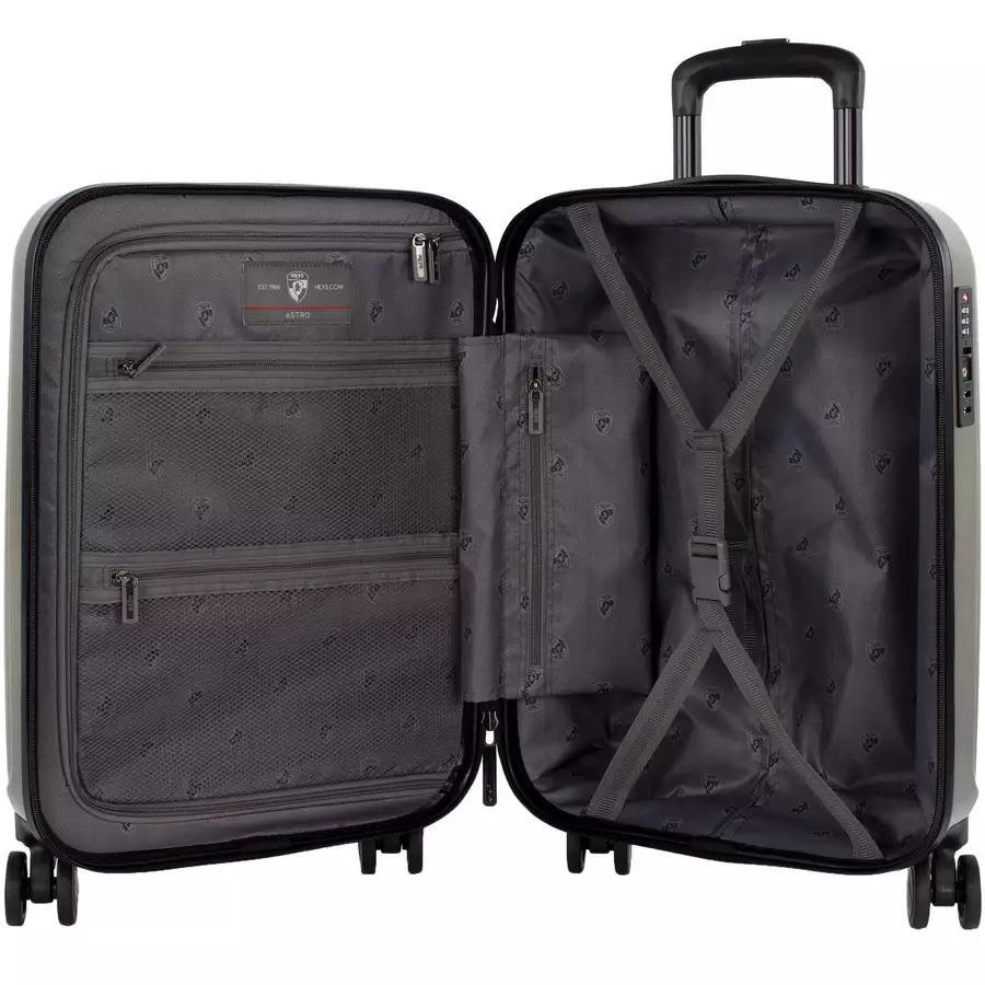 Heys Astro - 4-Rollen-Kabinentrolley S 53 cm charcoal