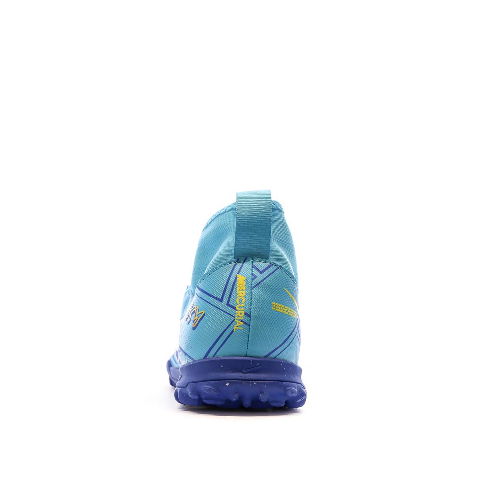 Nike Chaussures de foot Bleus Junior Nike Zoom Superfly 9 Acad KM