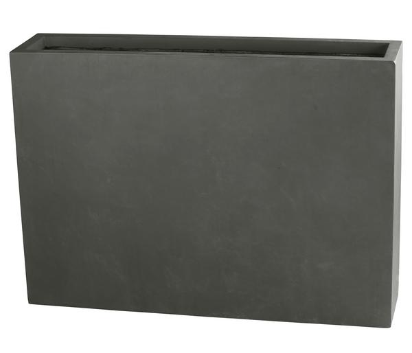 Dehner Fiberglas-Kasten, rechteckig, grau, ca.