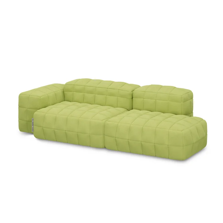 OUT Objekte unserer Tage - Henn Sofa 10, 245 x 105 cm, limette (Suunta 0402 by Kvadrat)