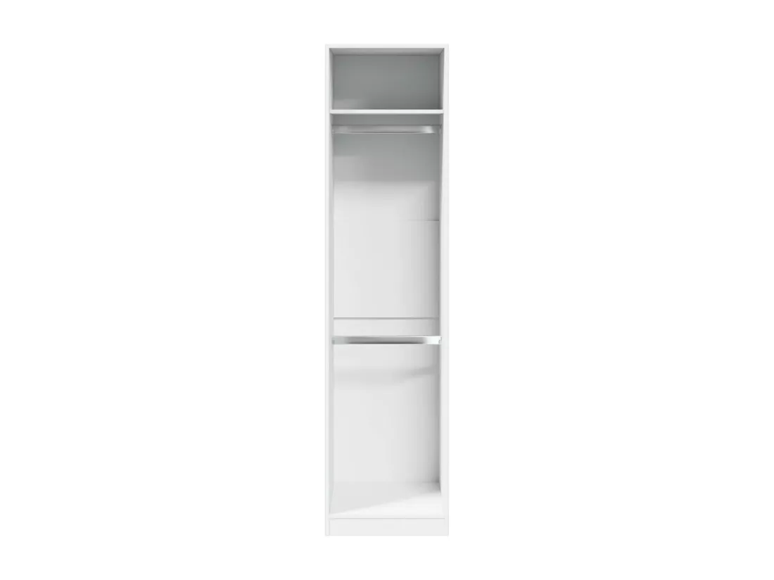 Garde-robe Blanc 50x50x200 cm Bois d'ingénierie
