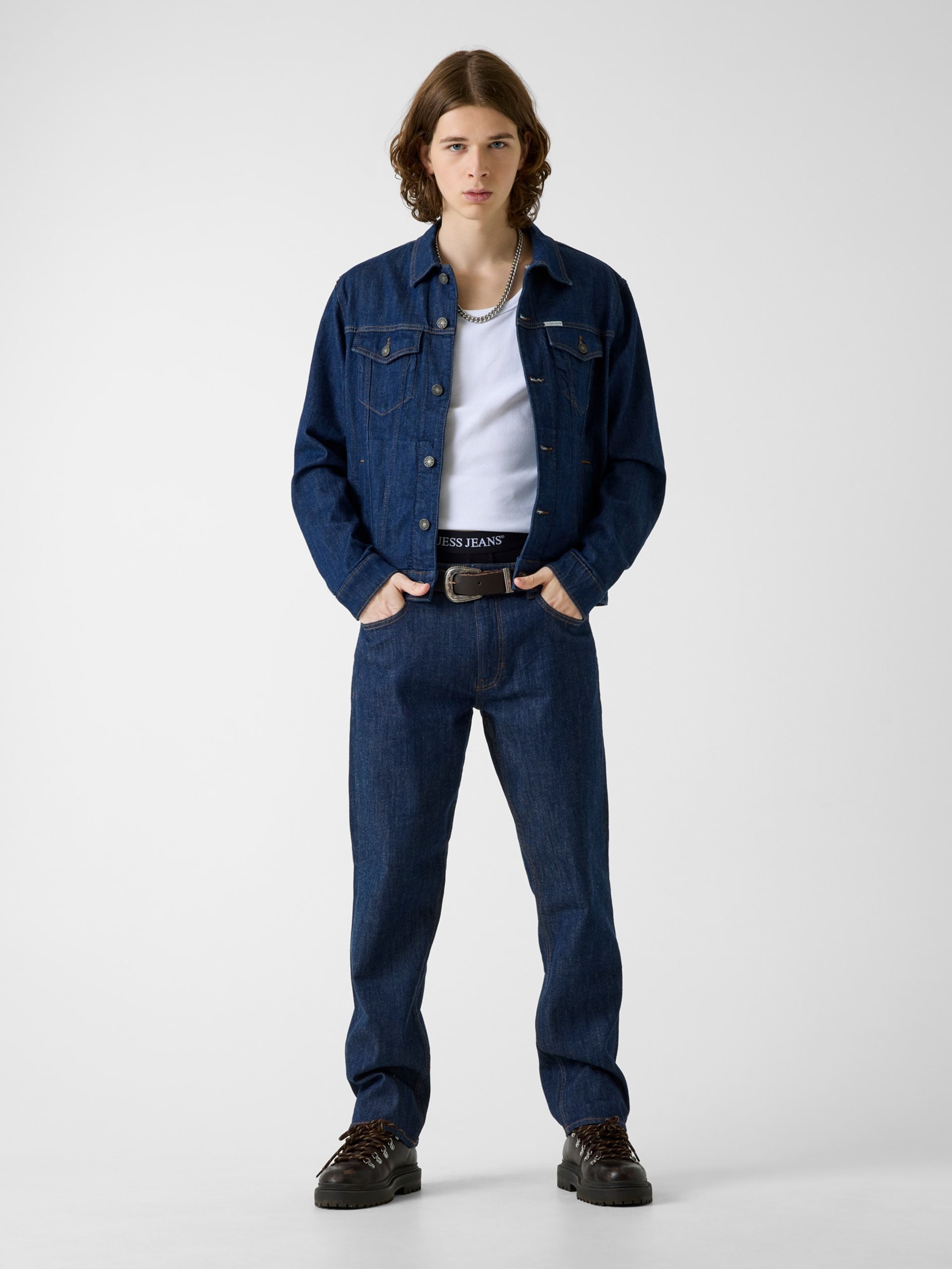 Calça jeans reta G16