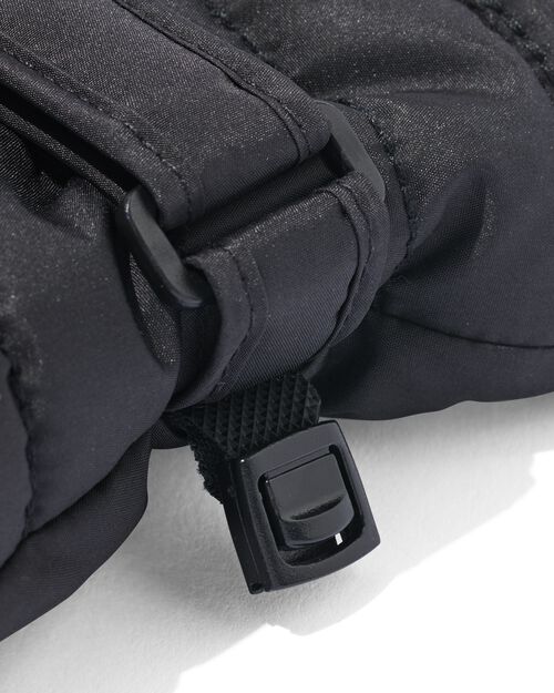 gants en nylon déperlant pour femmes  noir