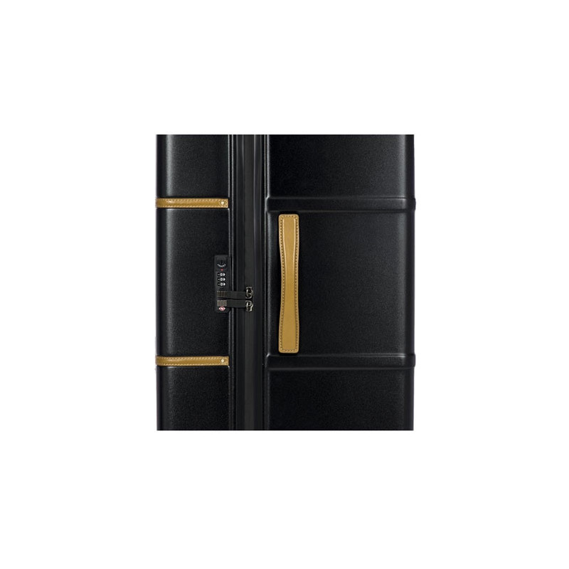 Valise rigide Bellagio Trunk 74 cm Noir/Marron