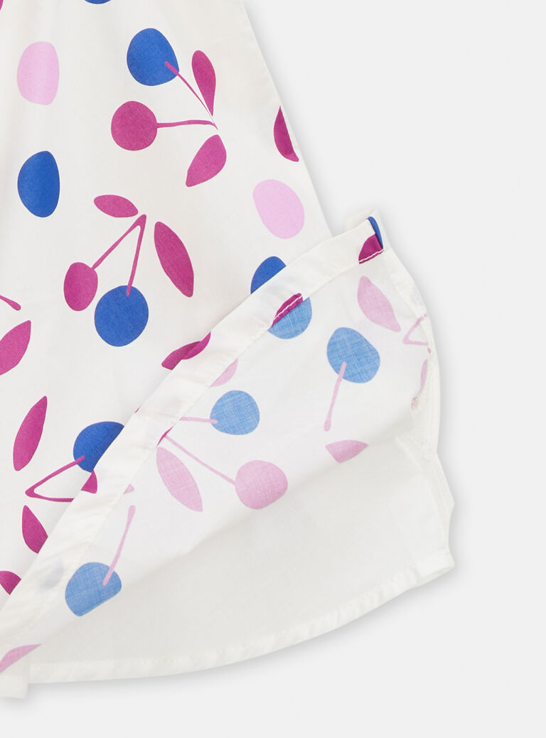 Robe à imprimé cerises pour fille