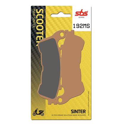 Plaquettes de freins SBS 192MS Sinter Métal Fritté avant