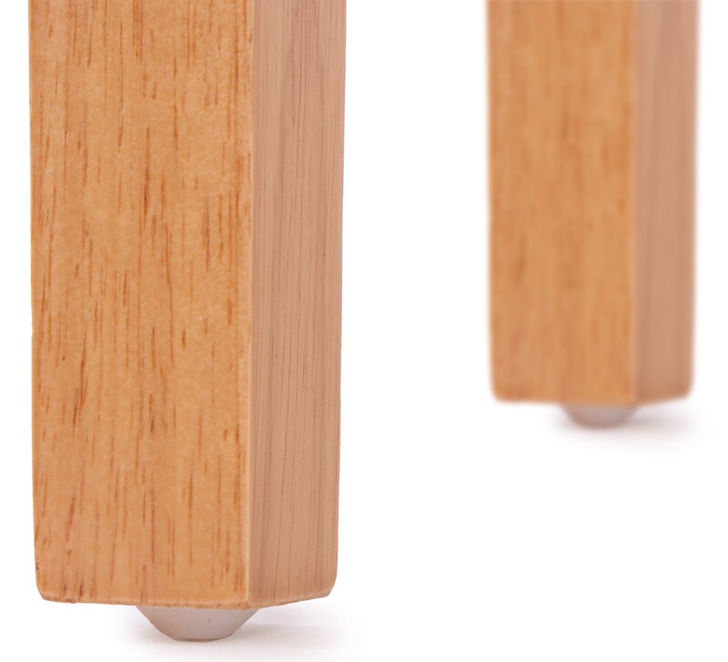 Esszimmerstuhl Littau, Küchenstuhl Stuhl, Leder ~ creme, helle Beine