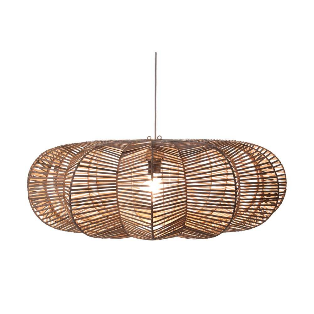 Hanglamp Star rotan zwart 80 cm