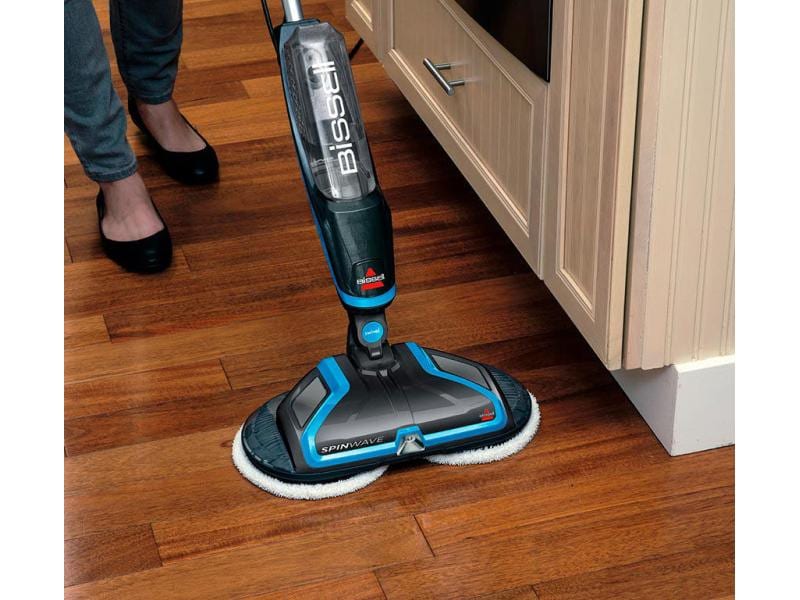 BISSELL Hartbodenreiniger Spin Wave 105 W Elektrischer Wischmopp für die schonende Reinigung von Holzböden