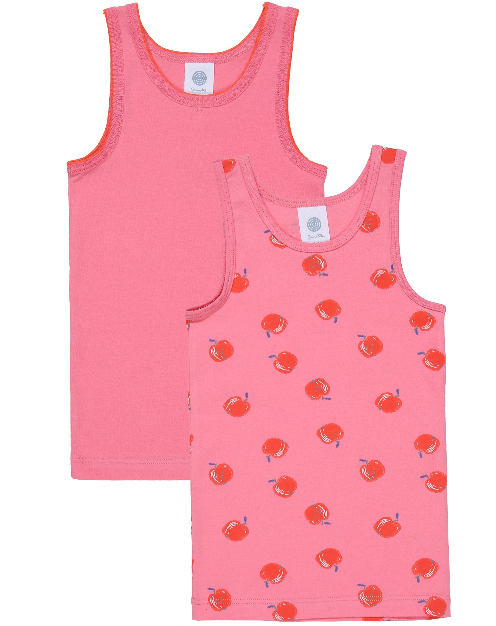 Unterhemd AN APPLE A DAY 2er-Pack in rosa