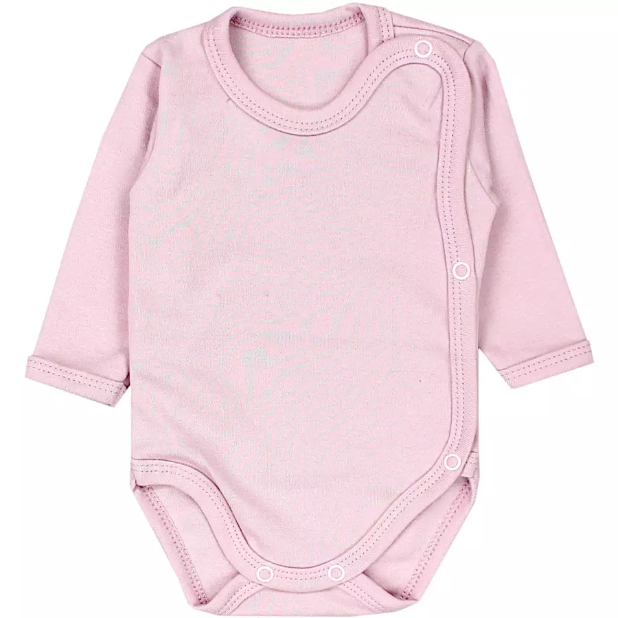 TupTam Unisex Baby Wickelbody Langarm 5er Set rosagrün