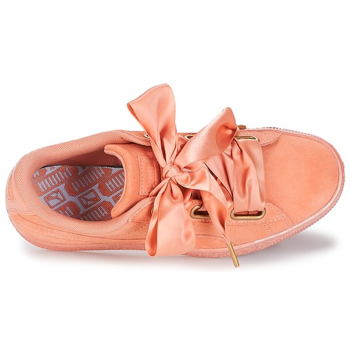 Puma - WN SUEDE HEART SATIN.DUSTY - Orange
