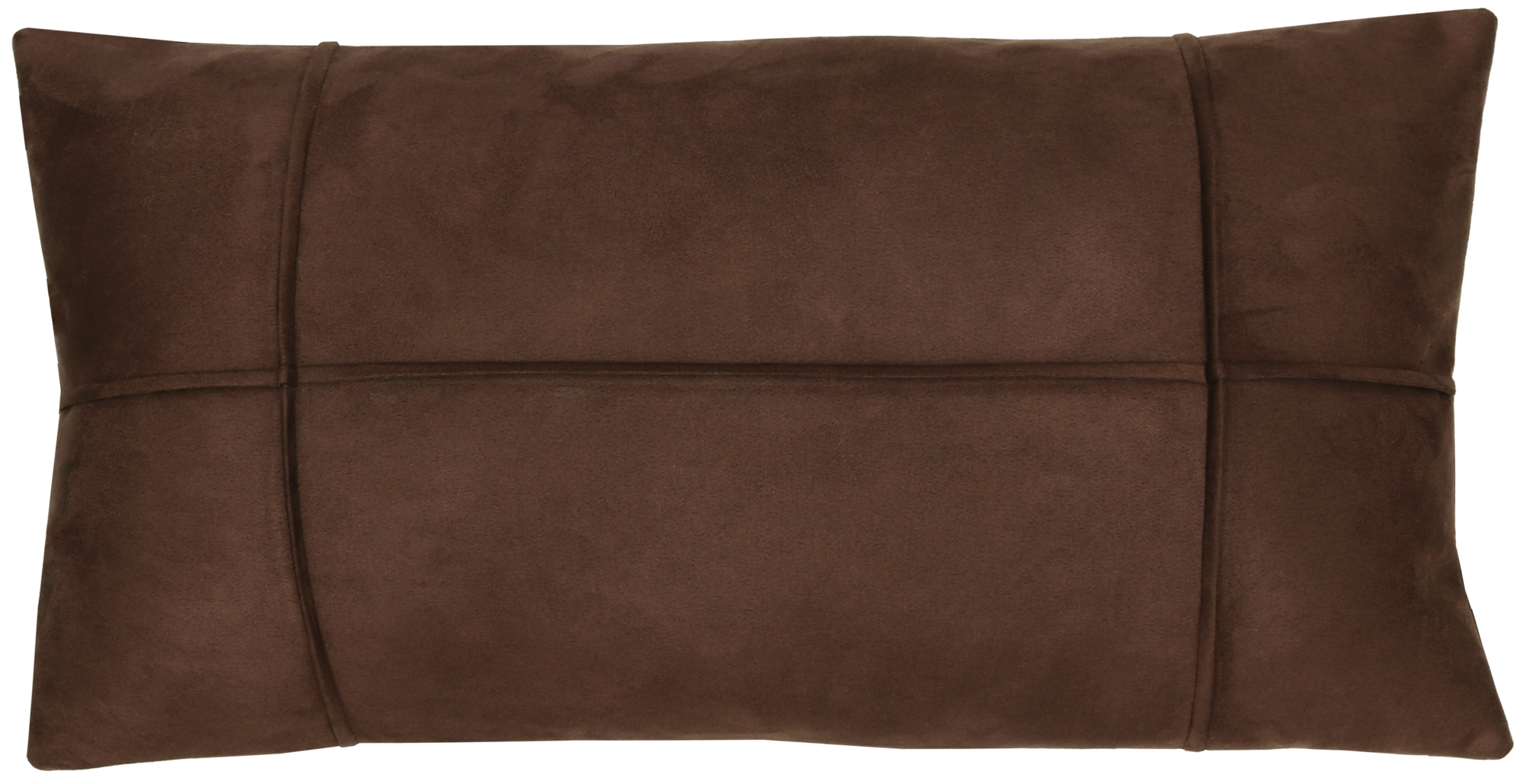 Kussen ruit suède d.choco 57x35cm