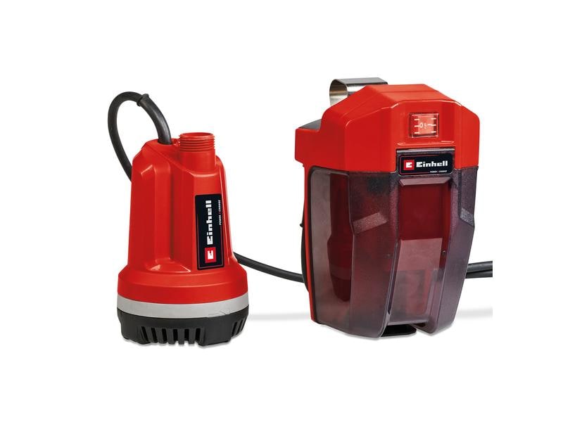 Einhell Akku-Klarwasserpumpe GE-PP 18 RB Li Solo Kraftvolle Gartenpumpe