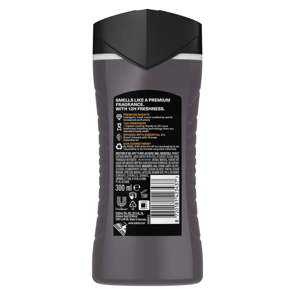 Black Vanilla premium douchegel - 6 x 300 ml