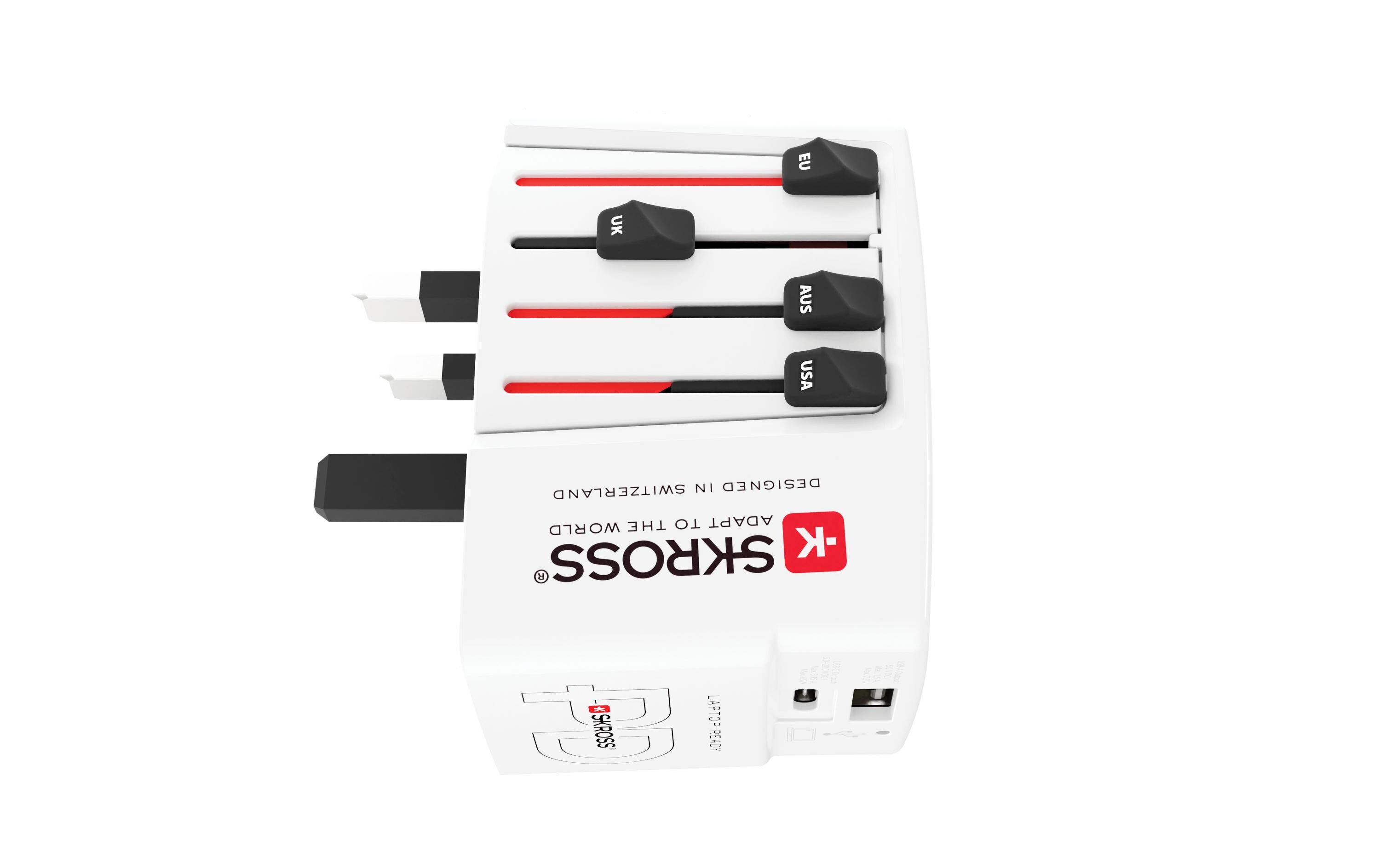 USB-Wandladegerät AC65PDPraktisches und universelles Doppel-USB-Ladegerät
