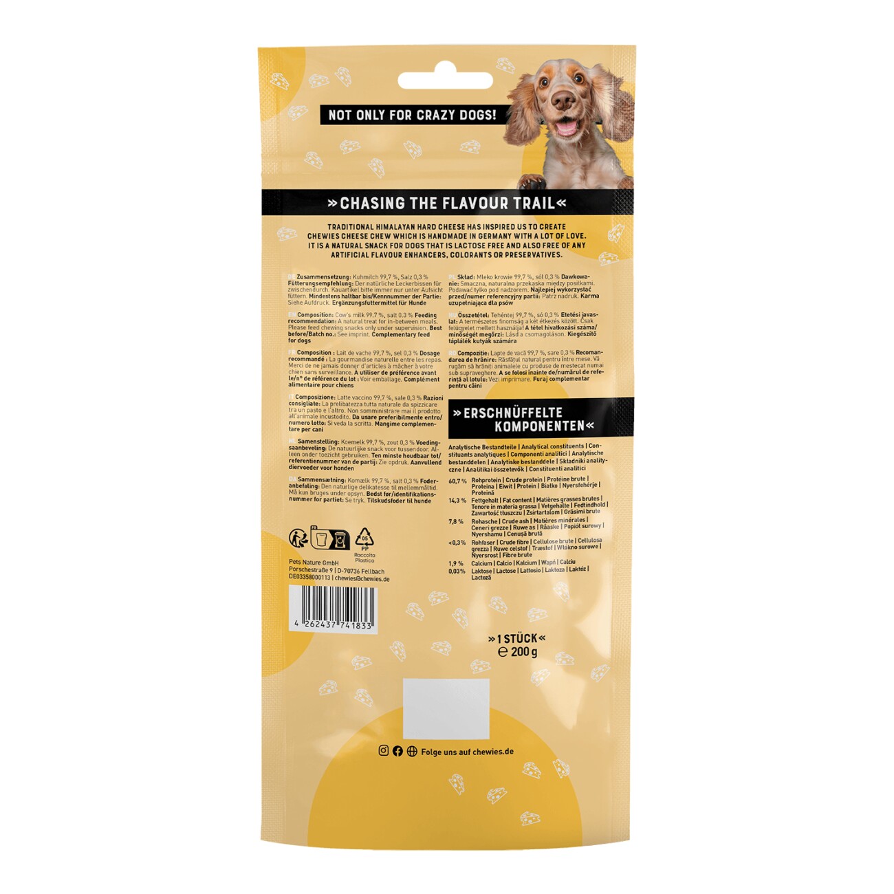 Chewies KAUKÄSE Natural 2xXXXL, 2x