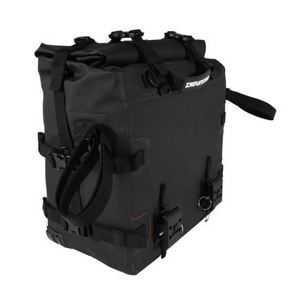 Sacoches cavalières Enduristan Monsoon Evo L (34 litres) vendu à l'unité Universel - Noir