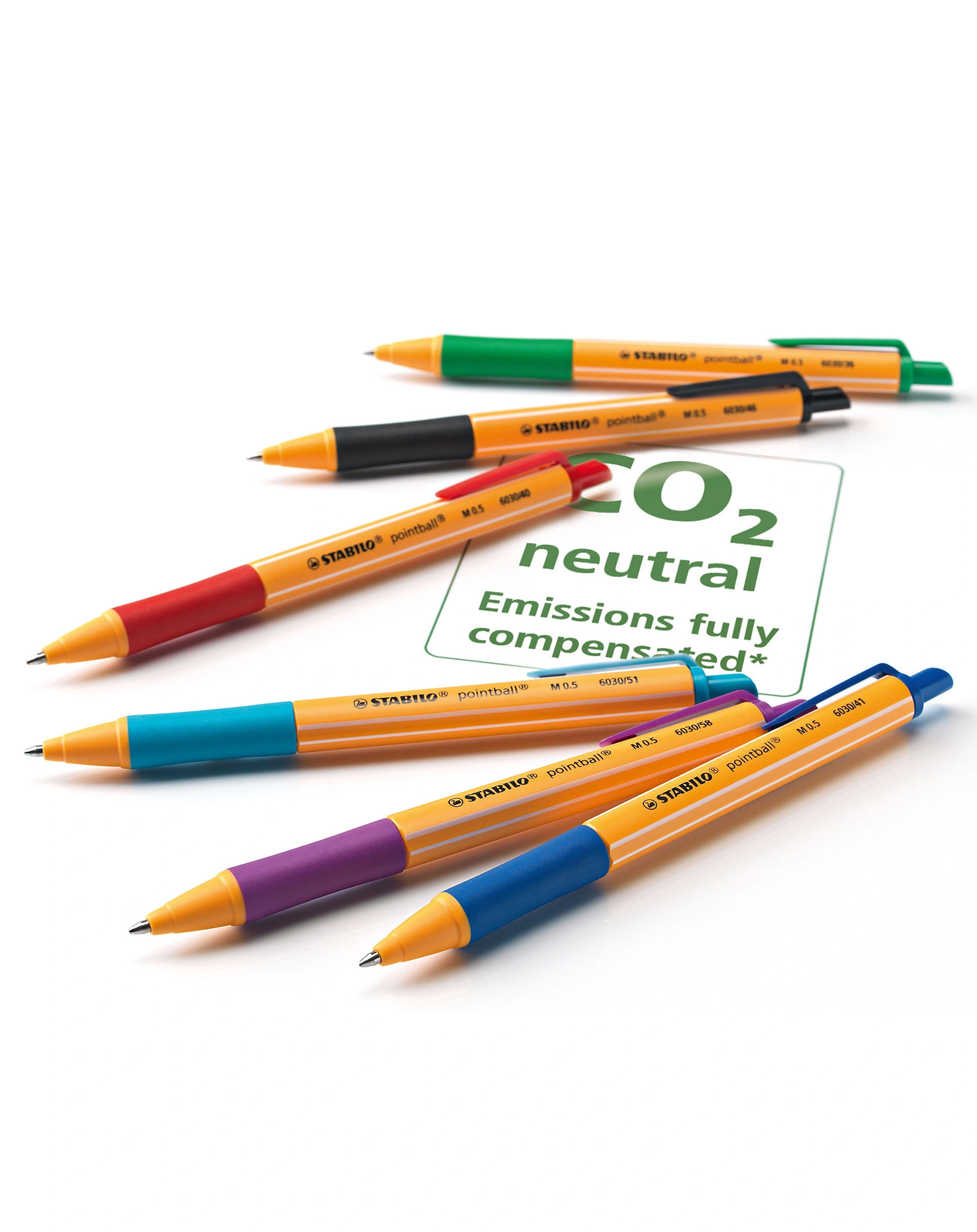 Druck-Kugelschreiber STABILO® pointball 6er-Pack