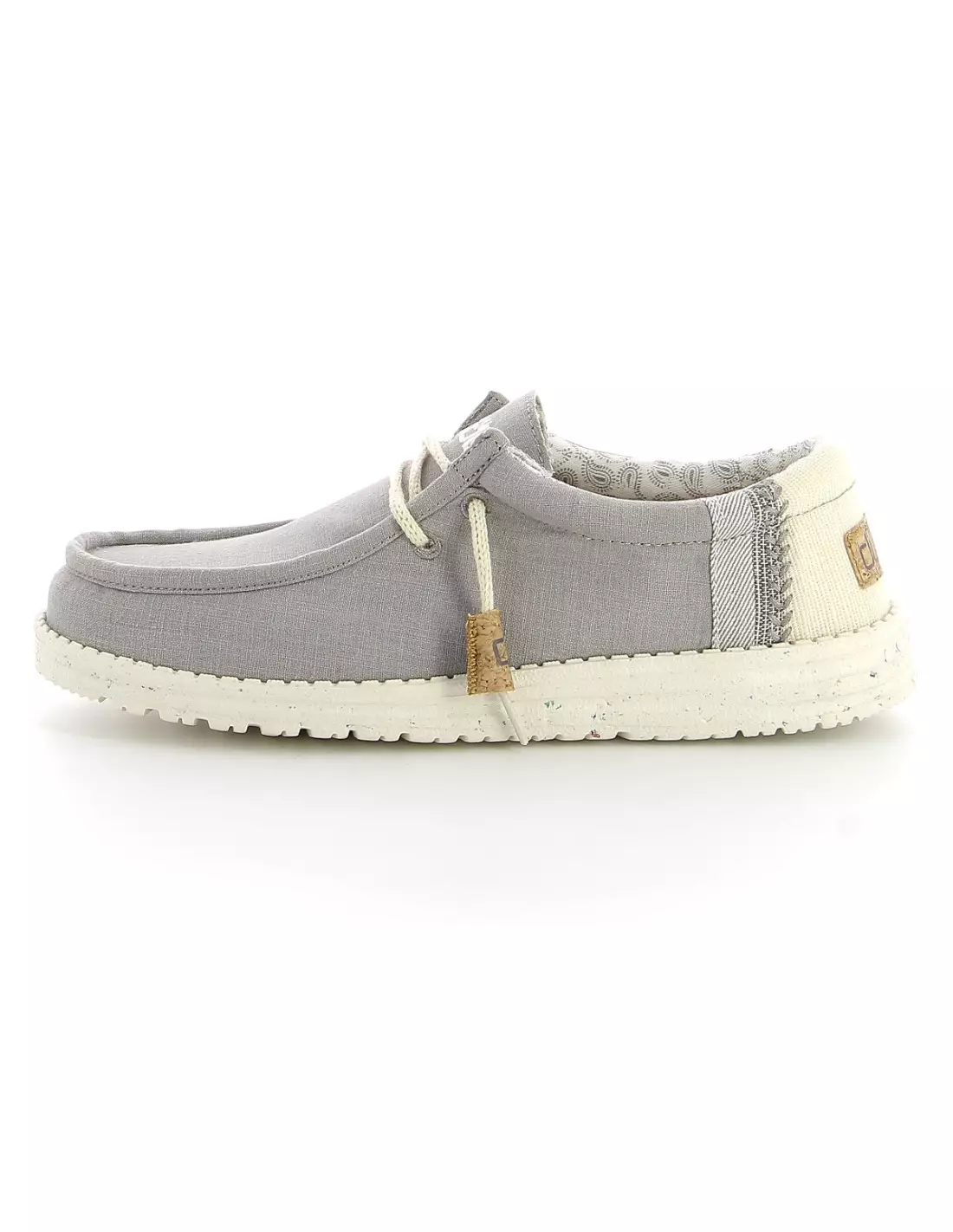 DUDE WALLY BRAIDED NATURAL - Espadrilles Naturalgrey