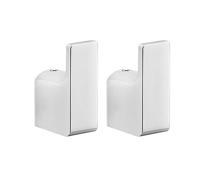 Gedy Pirenei set handdoekhaken chroom 2 stuks