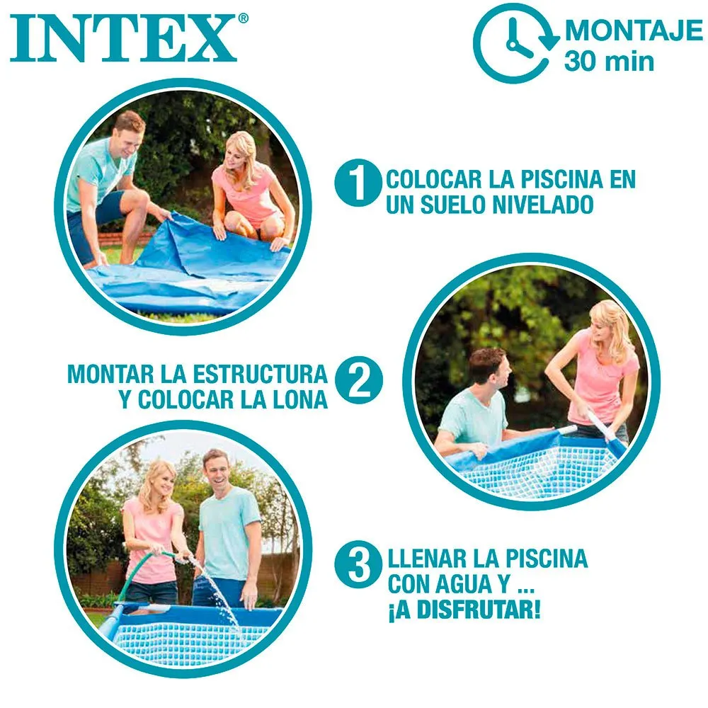 Intex Metallrahmenpool für den Strand 305x76 cm