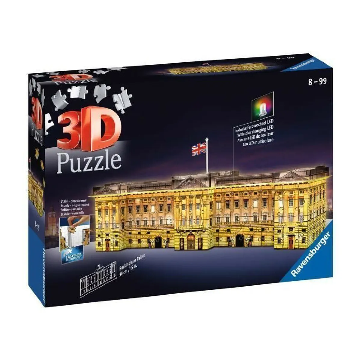 Ravensburger Buckingham Palace illuminé - 3D 216 pièces