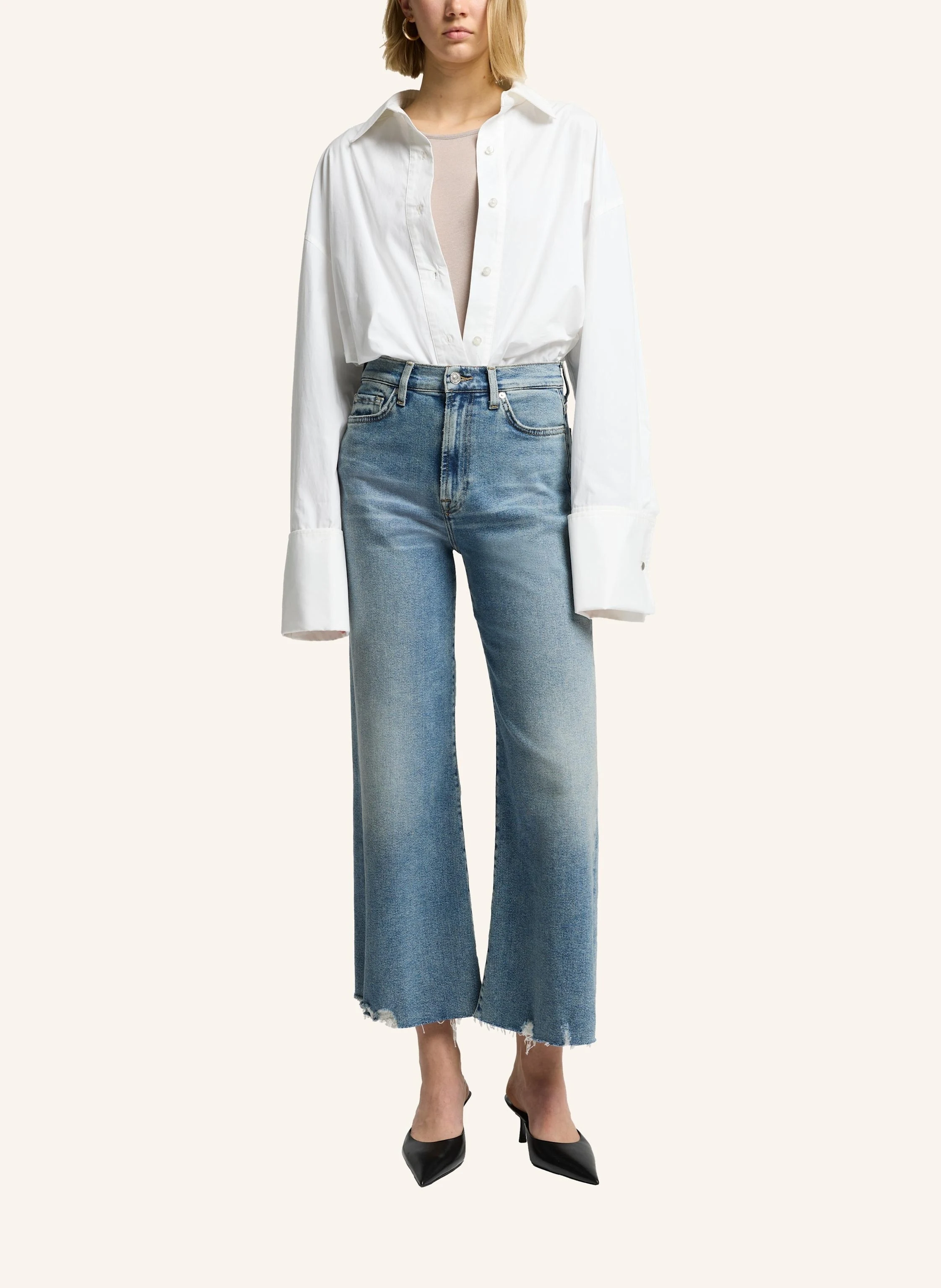 7 for all mankind Jeans ULTRA HIGH RISE CROPPED JO Flare Fit