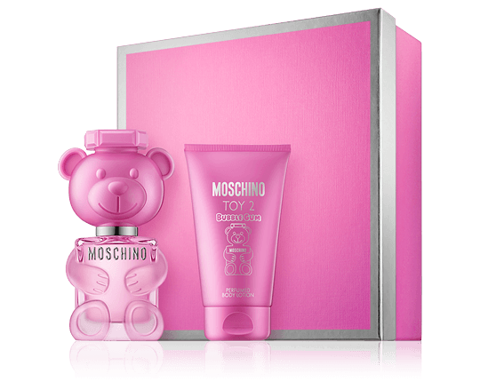 Moschino Toy 2 Bubble Gum Set mit Body Lotion 30ml-50ml