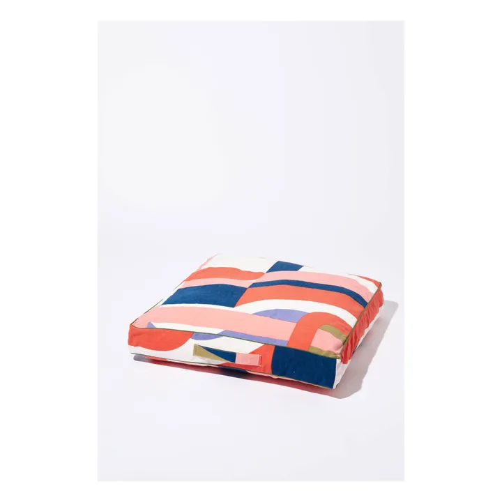 Mapoésie Coussin de sol Supersonic | Orange