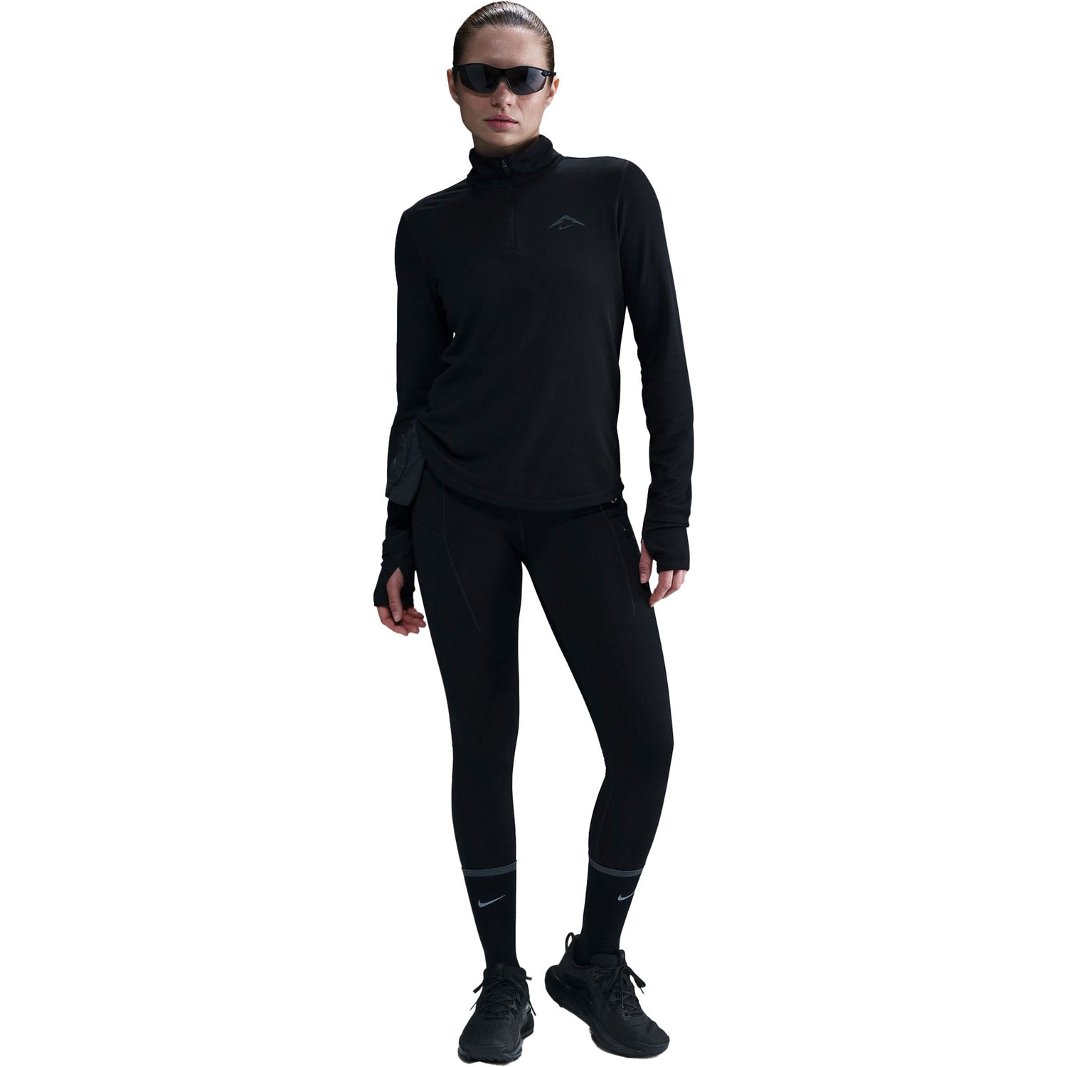 Nike Dri-FIT Trail Longsleeve Half-Zip Dames