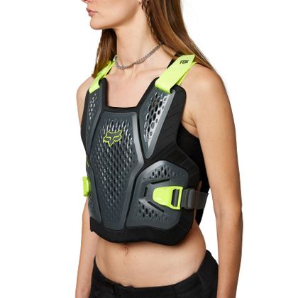 Pare pierre Fox RACEFRAME IMPACT SB D3O 2025 - Noir / Jaune