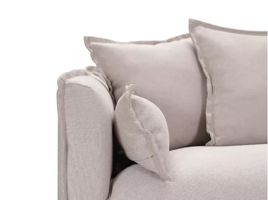 Canapé 3 places en tissu RAMSES - Beige