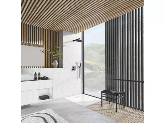 Receveur de douche zéro ressaut 120 x 80 VILLEROY ET BOCH Le Valence céramique avec cache bonde