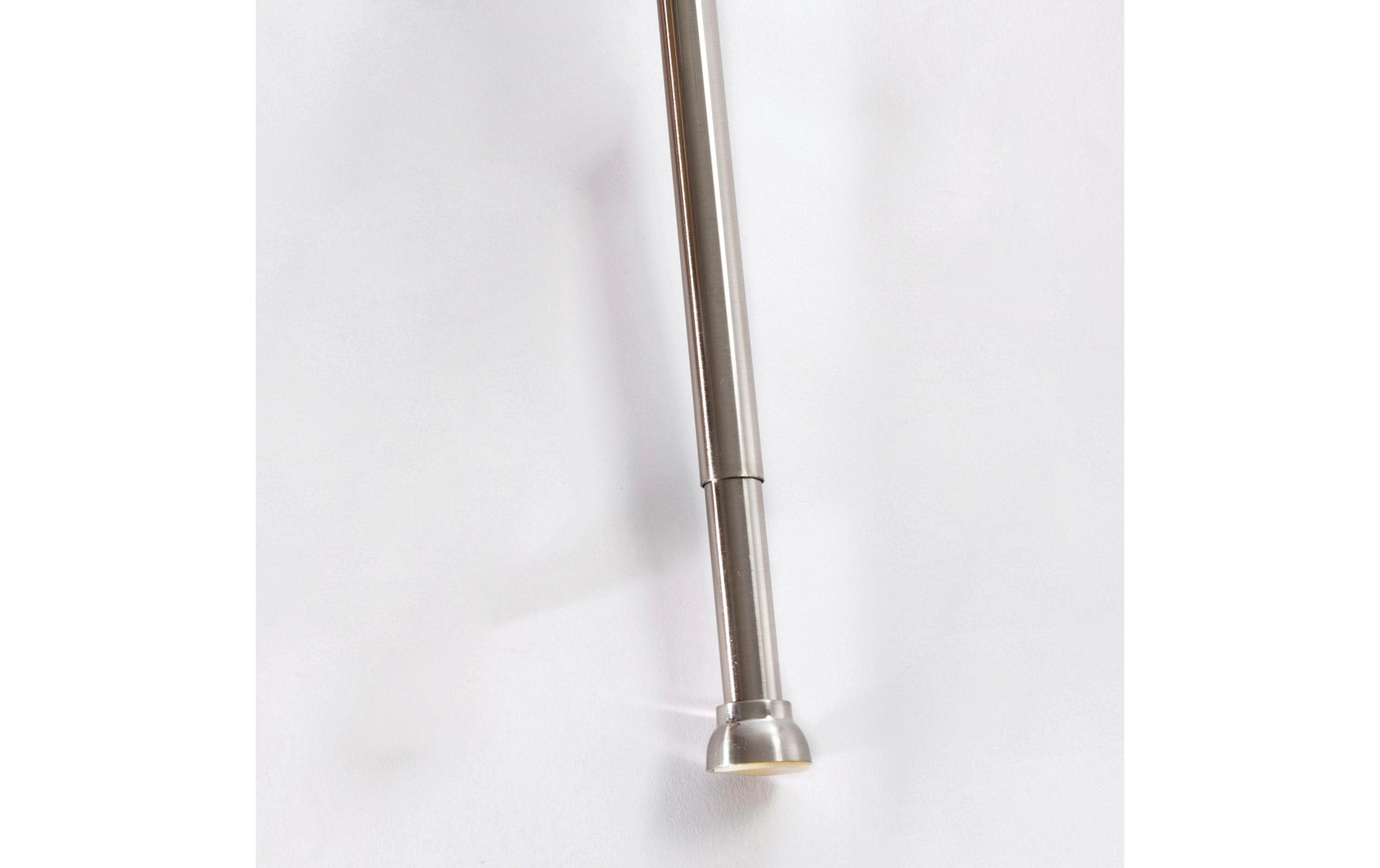 Duschvorhangstange Kreta 125/220 x 2.1 cm, AluminiumDuschvorhangs-Stange ohne Bohren