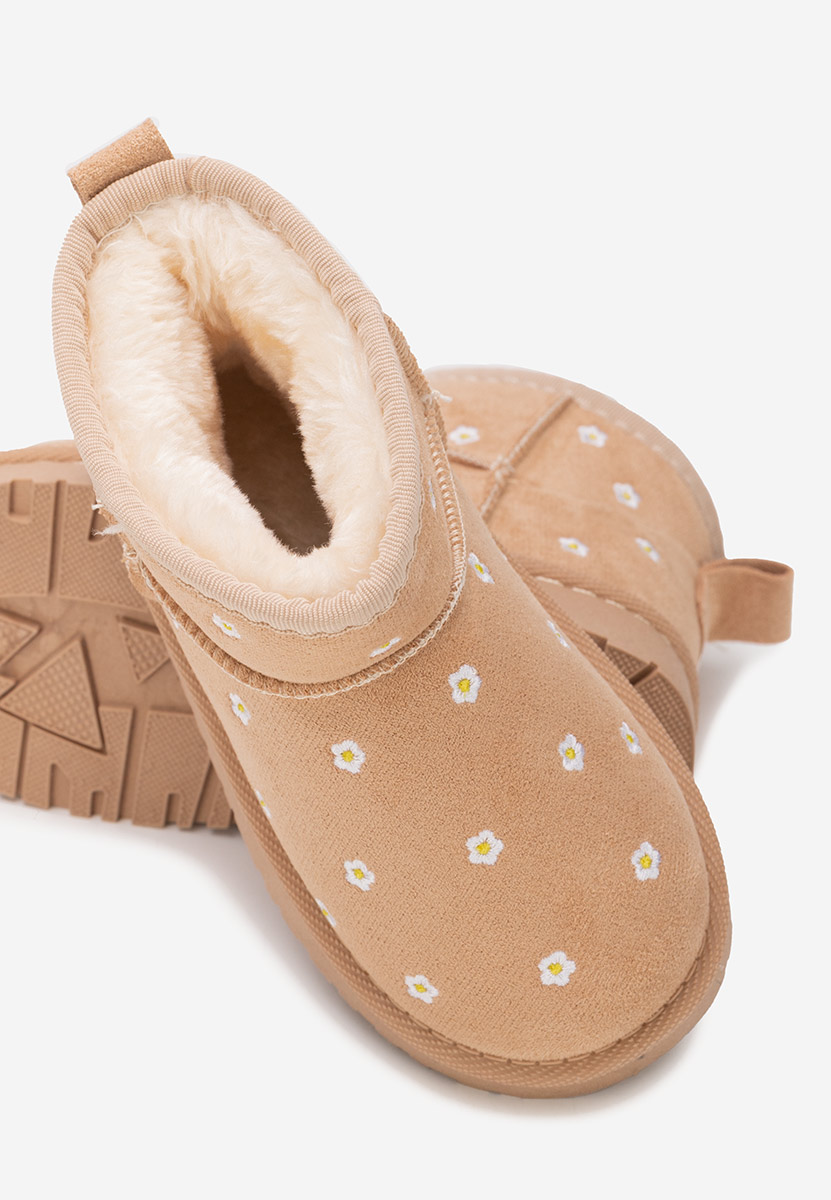 Bottes pour filles beige Silvara