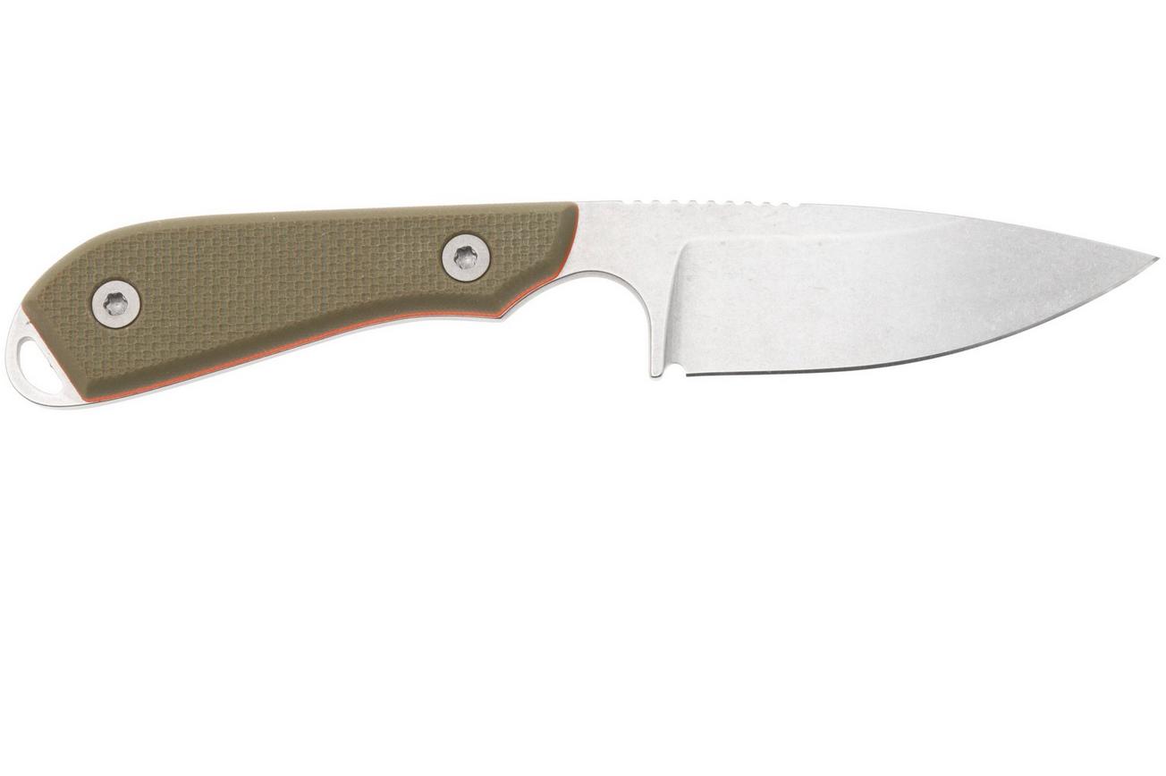 White River M1 Backpacker Pro WRM1-TGO Green/Orange G10, Kydex schede, nekmes