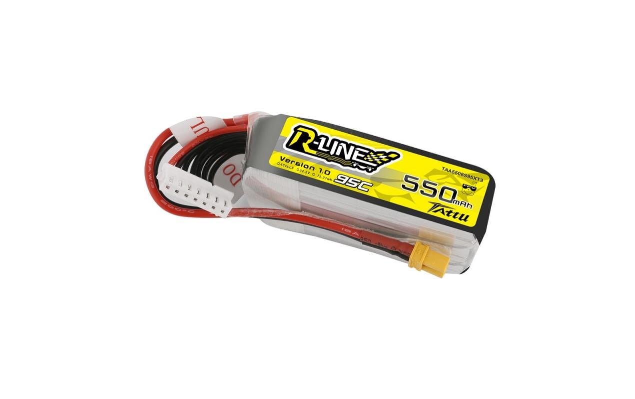RC-Akku LiPo 550 mAh 22.2 V 95C R-Line6S LiPo mit XT30 Stecker
