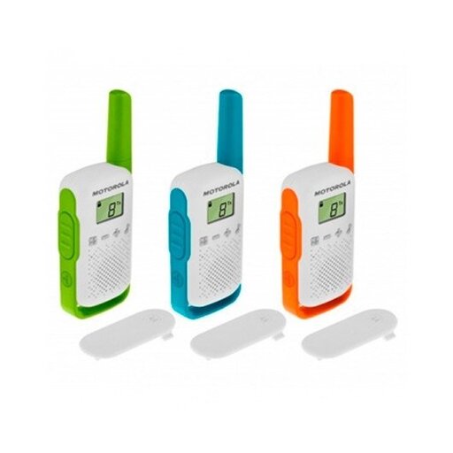 Rádios comunicadores Motorola T42 de duas vias com 16 canais