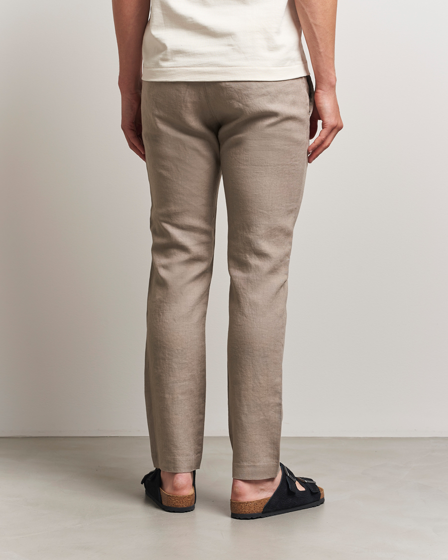 NN07 Theo Linen Trousers Greige