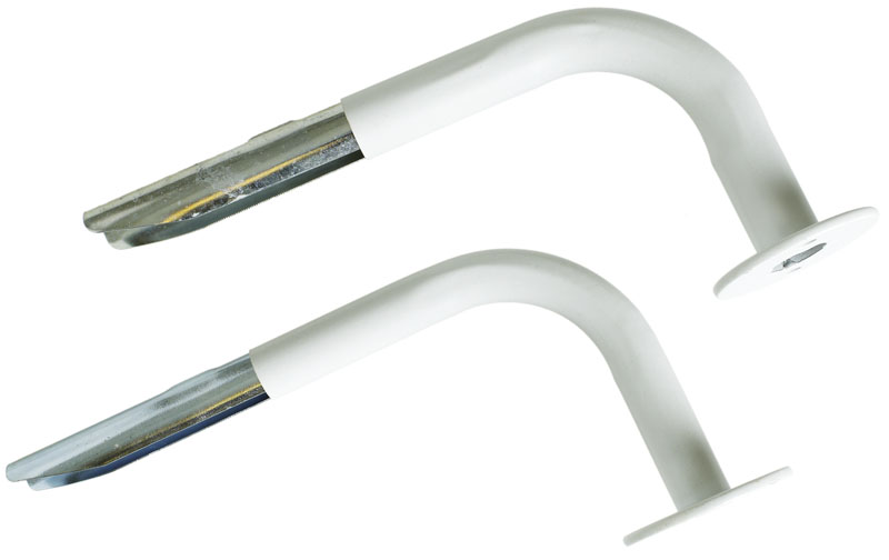 Bue endestykker 16/19 2pk hvit
