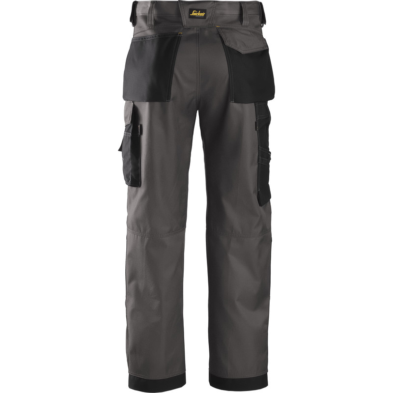 Snickers DuraTwill werkbroek met kniezakken Loose fit 3312 60 grijs*