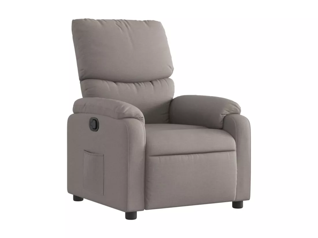 Fauteuil inclinable Taupe Tissu