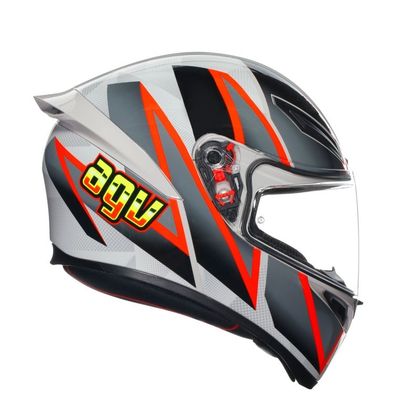 Casque AGV K1 S - BLIPPER - Gris / Rouge