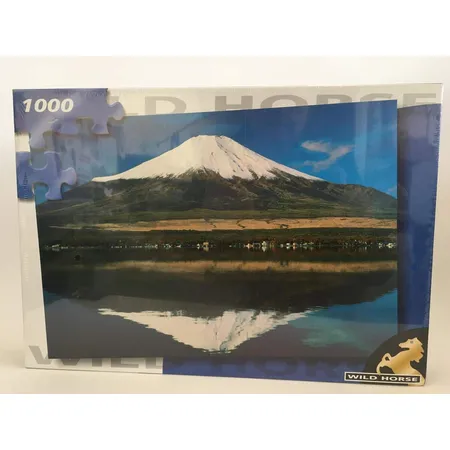 Wild Horse Puzzle Motiv See mit Schneeberg 1000 Teile
