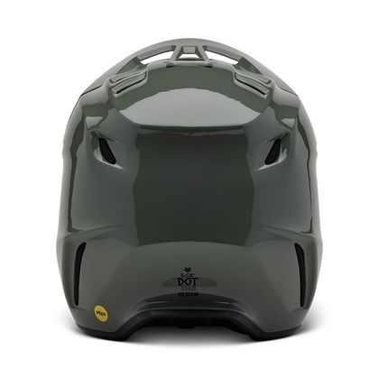 Casque cross Fox V3 RS CARBON SOLID 2025 - Noir