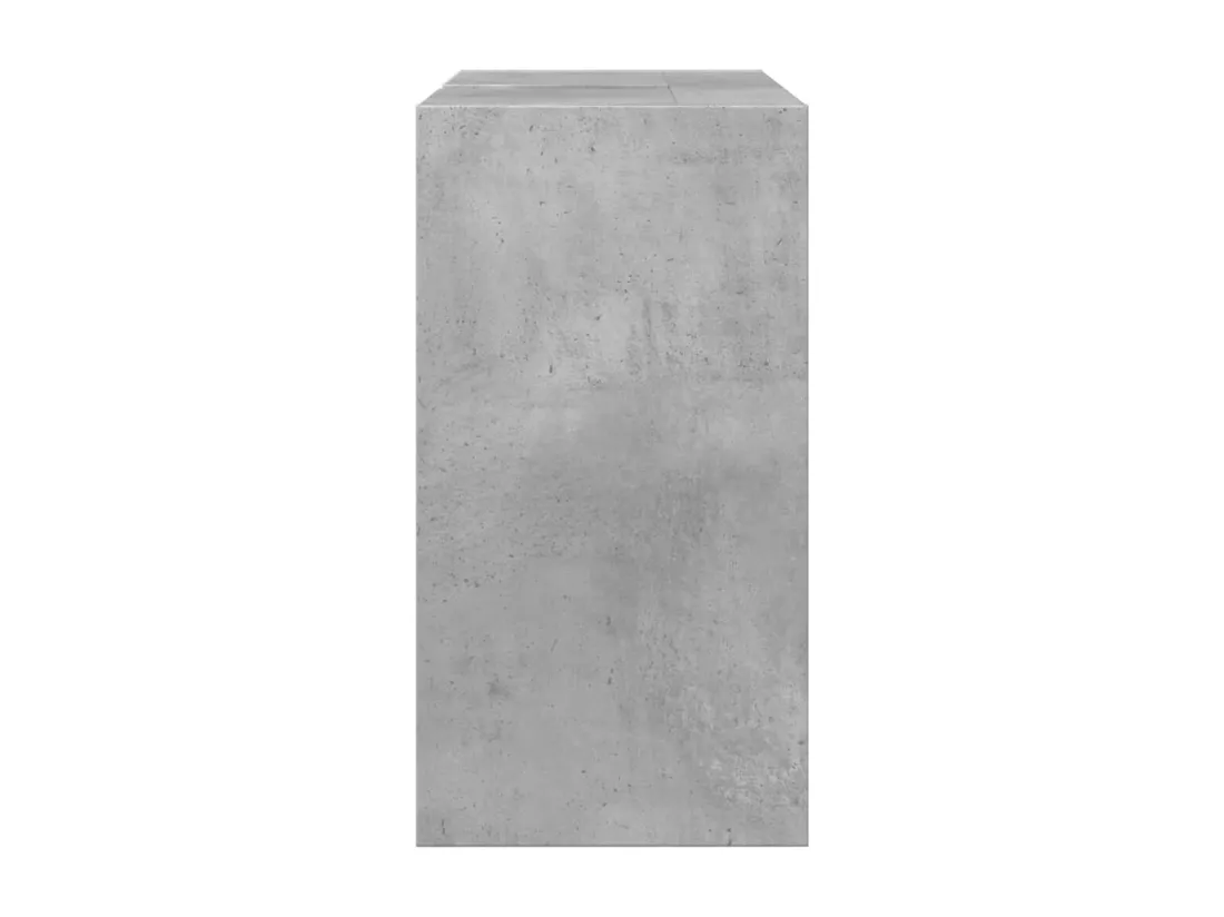 Armoire d'évier gris béton 63x29x55 cm bois d'ingénierie