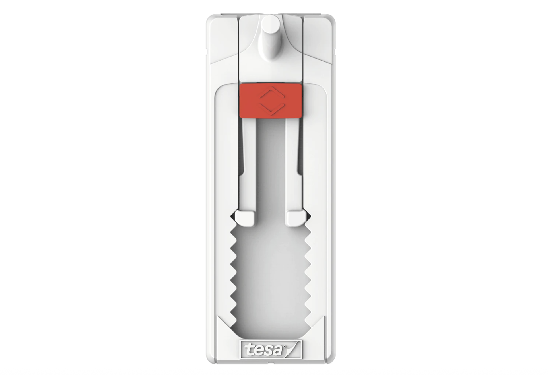 (4er Set) Powerstrips Verstellbarer Klebenagel Selbstklebende Haken für Tapeten / Putz (77774-00009-01) - Weiss