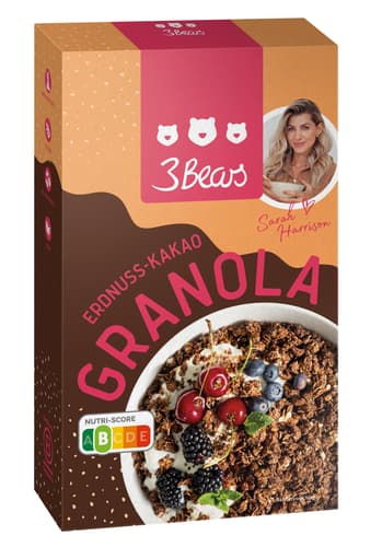3Bears Granola Erdnuss Kakao