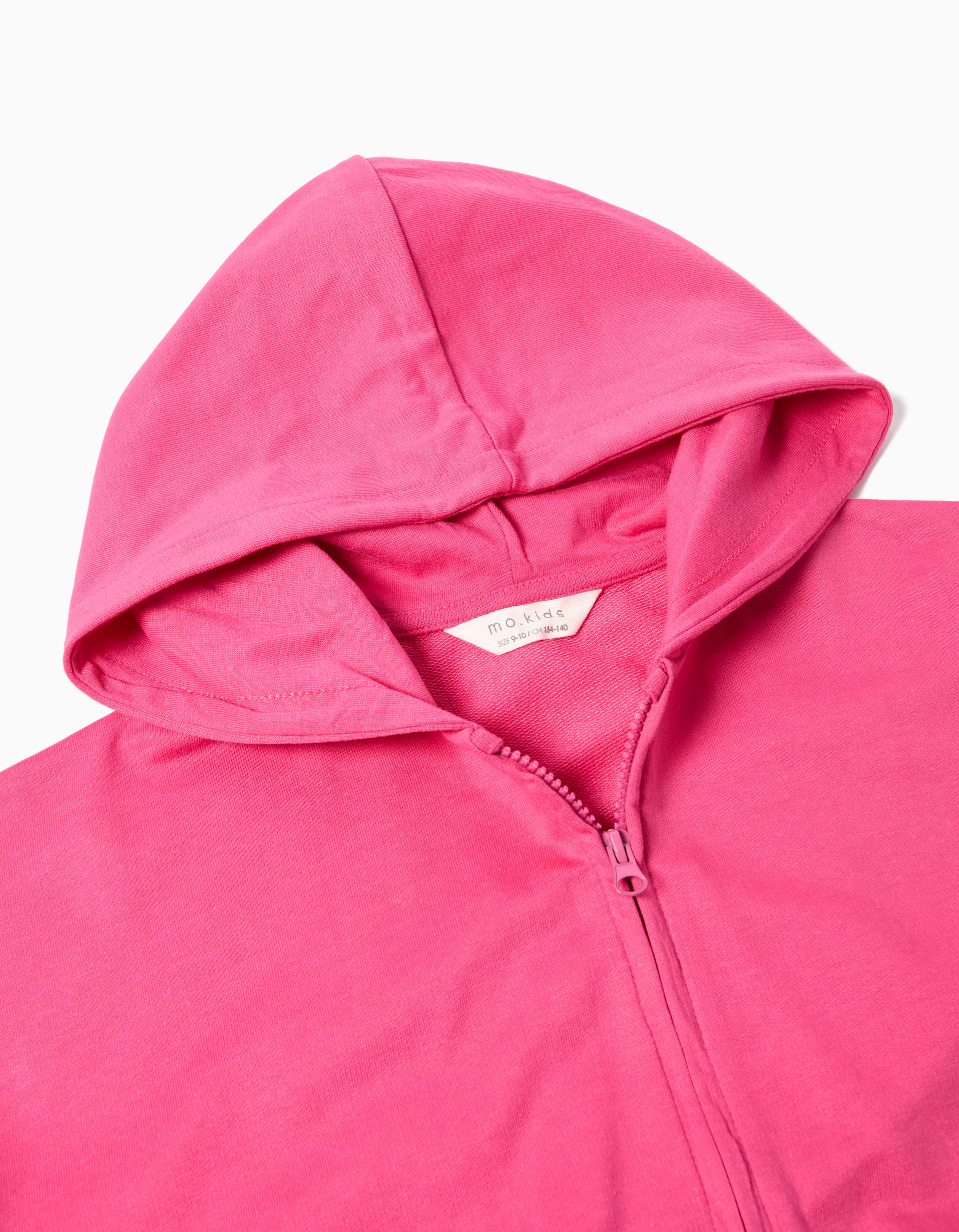 Casaco com Capuz, Menina, Rosa